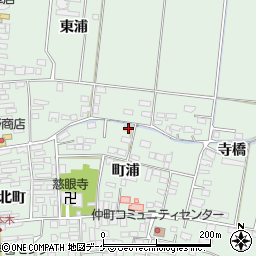 宮城県大崎市三本木町浦101-2周辺の地図