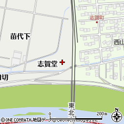 宮城県遠田郡美里町青生志賀堂周辺の地図