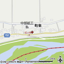 宮城県遠田郡美里町青生町東周辺の地図