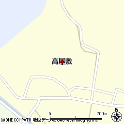 宮城県石巻市飯野高屋敷周辺の地図