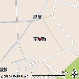 宮城県大崎市三本木蒜袋（南屋敷）周辺の地図