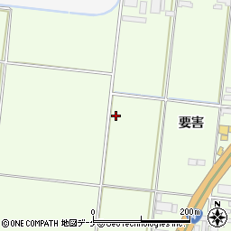 宮城県大崎市三本木南谷地新花寺周辺の地図