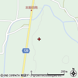 山形県村山市本飯田268周辺の地図
