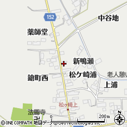 宮城県遠田郡美里町青生松ケ崎124-2周辺の地図