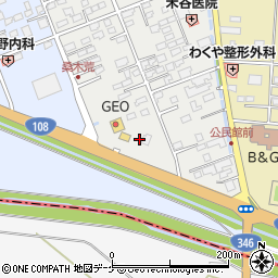 ａｕショップ涌谷周辺の地図