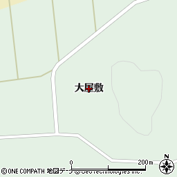 宮城県石巻市中野（大屋敷）周辺の地図