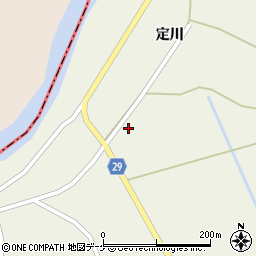 宮城県石巻市前谷地荊沼周辺の地図