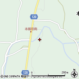 山形県村山市本飯田302周辺の地図