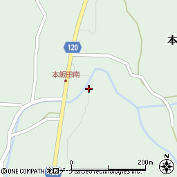 山形県村山市本飯田303周辺の地図