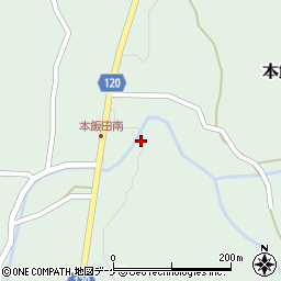 山形県村山市本飯田304周辺の地図