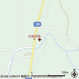 山形県村山市本飯田582周辺の地図