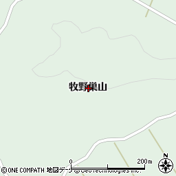宮城県石巻市中野牧野巣山周辺の地図