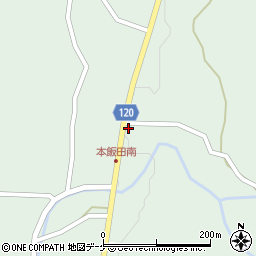 山形県村山市本飯田586周辺の地図