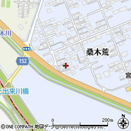 宮城県遠田郡涌谷町桑木荒17周辺の地図