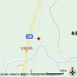 山形県村山市本飯田589周辺の地図