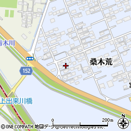 宮城県遠田郡涌谷町桑木荒19周辺の地図