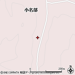 山形県鶴岡市小名部乙周辺の地図