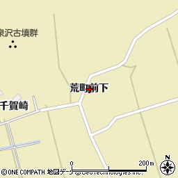 宮城県石巻市中島荒町前下周辺の地図