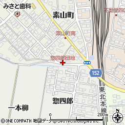 惣四郎団地周辺の地図
