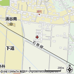 宮城県遠田郡涌谷町中下道86-3周辺の地図