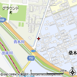 宮城県遠田郡涌谷町桑木荒1周辺の地図