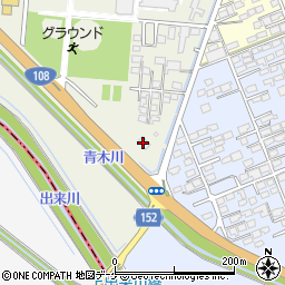 ファミリーマート涌谷渋江店周辺の地図