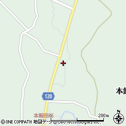 山形県村山市本飯田596周辺の地図