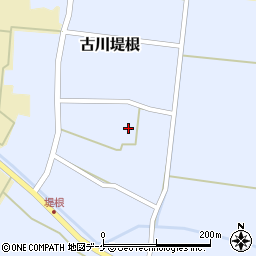 宮城県大崎市古川堤根中屋敷23周辺の地図