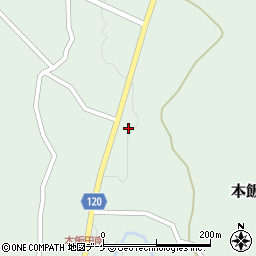 山形県村山市本飯田597周辺の地図
