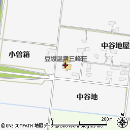 豆坂温泉三峰荘周辺の地図