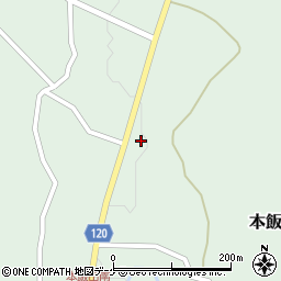 山形県村山市本飯田598周辺の地図