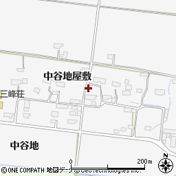 宮城県大崎市三本木新沼（中谷地屋敷）周辺の地図