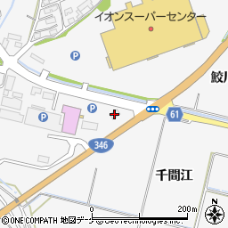 ファミリーマート涌谷東店周辺の地図