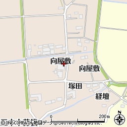 宮城県大崎市三本木蒜袋向屋敷10周辺の地図