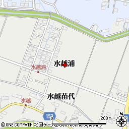 宮城県遠田郡美里町青生水越浦周辺の地図