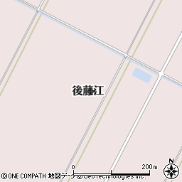 宮城県美里町（遠田郡）後藤江周辺の地図