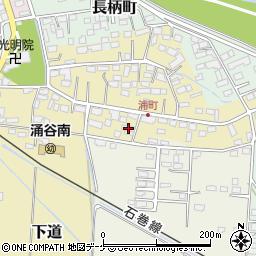 宮城県遠田郡涌谷町浦町41周辺の地図