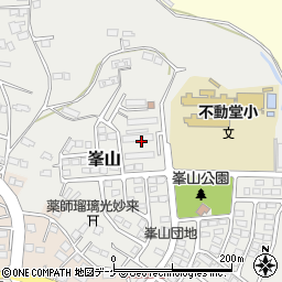 小牛田峯山住宅周辺の地図