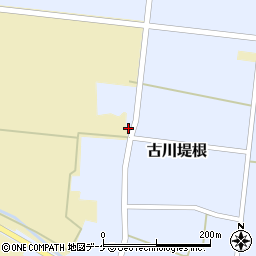 宮城県大崎市古川堤根上屋敷102周辺の地図