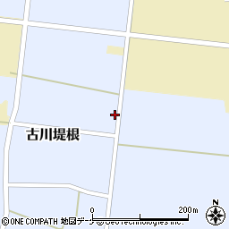 宮城県大崎市古川堤根上屋敷111周辺の地図