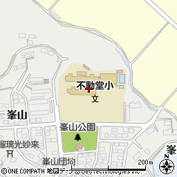 美里町役場　不動堂児童館周辺の地図