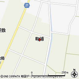 宮城県石巻市桃生町神取町浦周辺の地図
