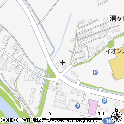 宮城県遠田郡涌谷町涌谷洞ヶ崎一7周辺の地図