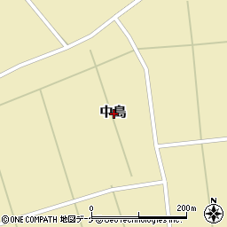 宮城県石巻市中島周辺の地図