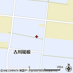 宮城県大崎市古川堤根上屋敷152周辺の地図