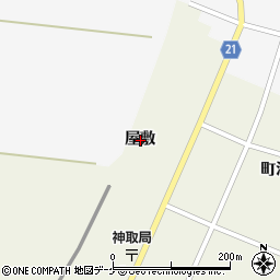 宮城県石巻市桃生町神取屋敷周辺の地図
