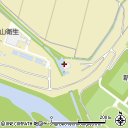 師山排水機場周辺の地図