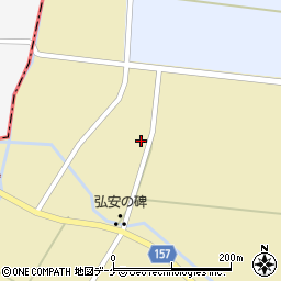 宮城県大崎市古川引田鹿島周辺の地図