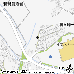 宮城県遠田郡涌谷町涌谷洞ヶ崎一25周辺の地図