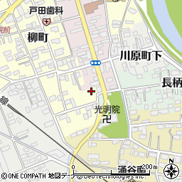 宮城県遠田郡涌谷町柳町38周辺の地図